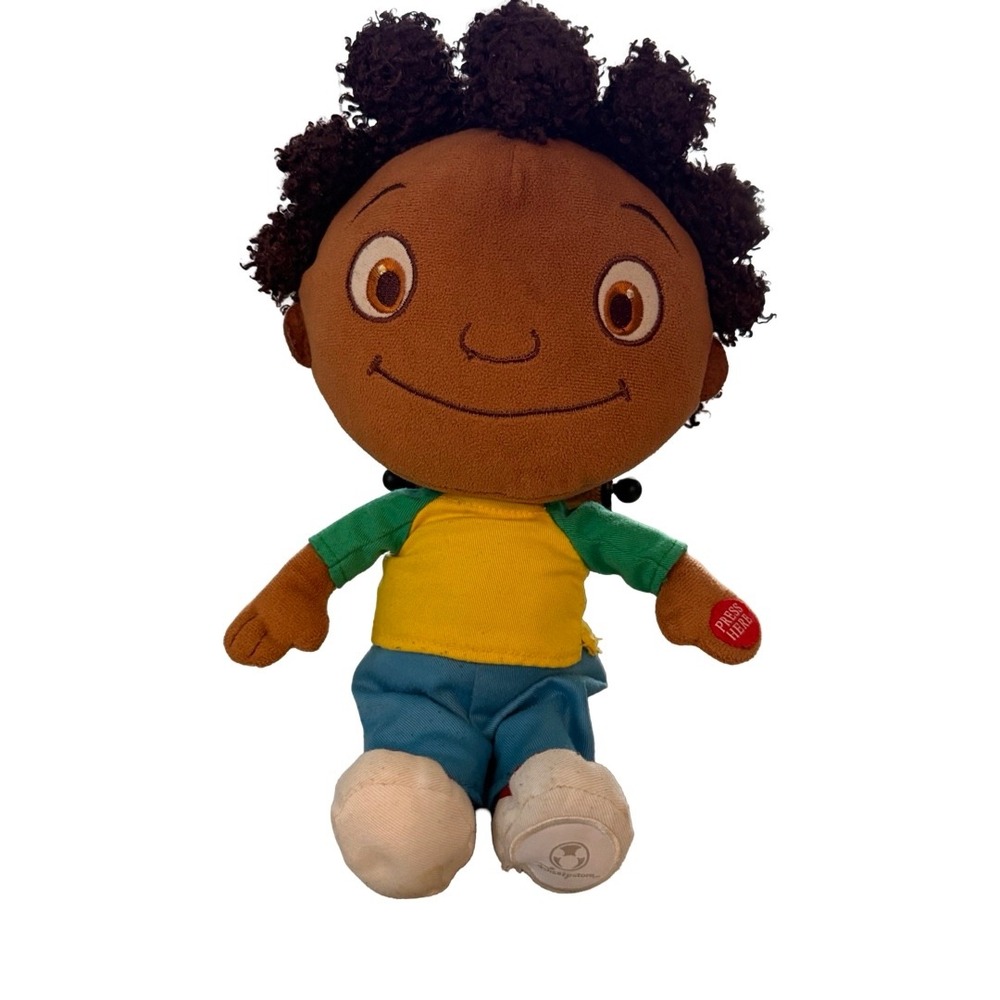 Disney Store Little Einsteins Quincy Plush Talking Doll 13 Inch